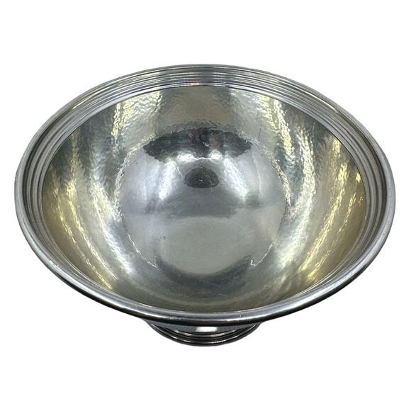 Vintage Handmade Shirley Williamsburg Virginia Pewter Bowl - Picture 2 of 4